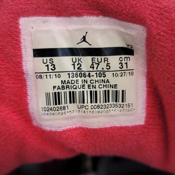 Nike Air Jordan Retro 3 Cement Grey Shoes - Picture 10 of 10